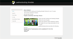 Desktop Screenshot of leatherstockingairedale.weebly.com