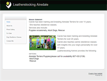 Tablet Screenshot of leatherstockingairedale.weebly.com