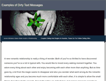 Tablet Screenshot of examplesofdirtytextmessages877.weebly.com