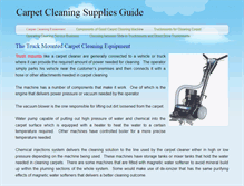 Tablet Screenshot of carpetcleaningsuppliesguide.weebly.com
