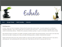 Tablet Screenshot of exhalehealth.weebly.com