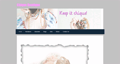 Desktop Screenshot of chiqueboutique.weebly.com