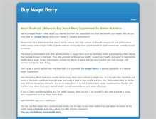 Tablet Screenshot of buymaquiberry.weebly.com