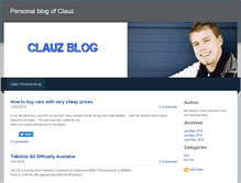 Tablet Screenshot of clauz.weebly.com