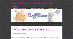 Desktop Screenshot of dollydesire11.weebly.com
