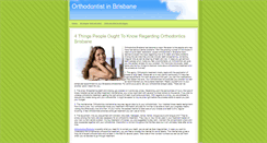 Desktop Screenshot of orthodontist-in-brisbane.weebly.com