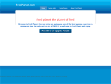 Tablet Screenshot of fredplanet.weebly.com