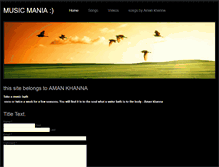 Tablet Screenshot of musicmania007.weebly.com