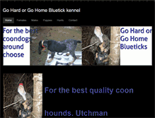 Tablet Screenshot of gohardorgohomebluetickkennels.weebly.com