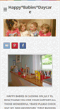 Mobile Screenshot of happybabiesdaycare.weebly.com