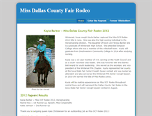 Tablet Screenshot of missdcfrodeo.weebly.com