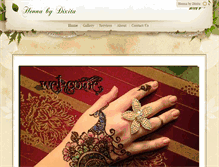 Tablet Screenshot of hennabydixita.weebly.com