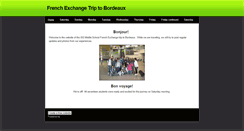 Desktop Screenshot of frenchexchangetrip.weebly.com