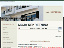 Tablet Screenshot of mojanekretnina.weebly.com