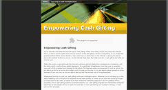 Desktop Screenshot of empoweringcashgifting.weebly.com