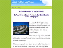 Tablet Screenshot of leasetoownlasvegas.weebly.com