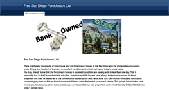 Desktop Screenshot of freesandiegoforeclosurelist.weebly.com