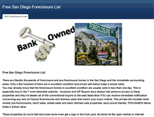 Tablet Screenshot of freesandiegoforeclosurelist.weebly.com