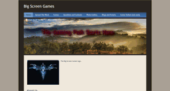 Desktop Screenshot of bigscreengames.weebly.com