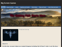 Tablet Screenshot of bigscreengames.weebly.com