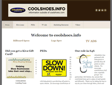 Tablet Screenshot of coolshoesinfo.weebly.com