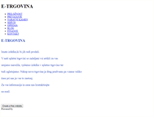 Tablet Screenshot of e-trgovina.weebly.com