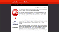 Desktop Screenshot of harry-potter-halloween-costume.weebly.com