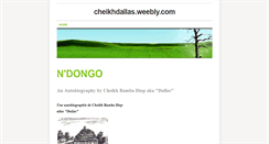 Desktop Screenshot of cheikhdallas.weebly.com