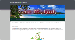 Desktop Screenshot of coronabbqislands.weebly.com