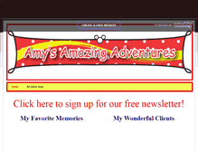 Tablet Screenshot of amysamazingadventures.weebly.com