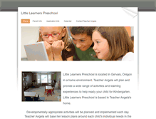 Tablet Screenshot of littlelearnerspreschool.weebly.com