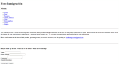 Desktop Screenshot of foroinmigracion.weebly.com