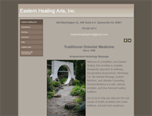 Tablet Screenshot of easternhealingarts.weebly.com
