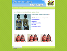 Tablet Screenshot of dreamhotstore.weebly.com
