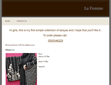 Tablet Screenshot of lefemme.weebly.com