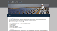 Desktop Screenshot of makingsolarpanel.weebly.com