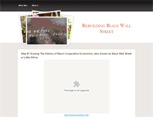 Tablet Screenshot of blackbusinessunity.weebly.com