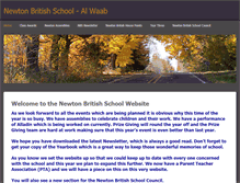 Tablet Screenshot of newtonbritishschool.weebly.com