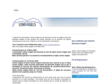 Tablet Screenshot of lemanangels.weebly.com