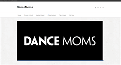 Desktop Screenshot of dancemomsfans.weebly.com