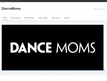 Tablet Screenshot of dancemomsfans.weebly.com