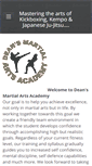 Mobile Screenshot of deansmartialarts.weebly.com