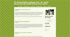 Desktop Screenshot of djewell.weebly.com