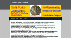 Desktop Screenshot of exonumia.weebly.com