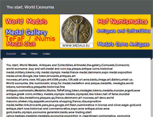 Tablet Screenshot of exonumia.weebly.com