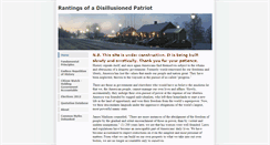 Desktop Screenshot of disillusionedpatriot.weebly.com