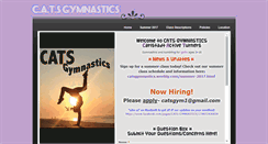 Desktop Screenshot of catsgymnastics.weebly.com