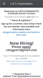 Mobile Screenshot of catsgymnastics.weebly.com