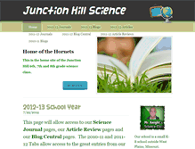 Tablet Screenshot of junctionhillscience.weebly.com