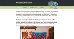 Desktop Screenshot of amandamontessori.weebly.com